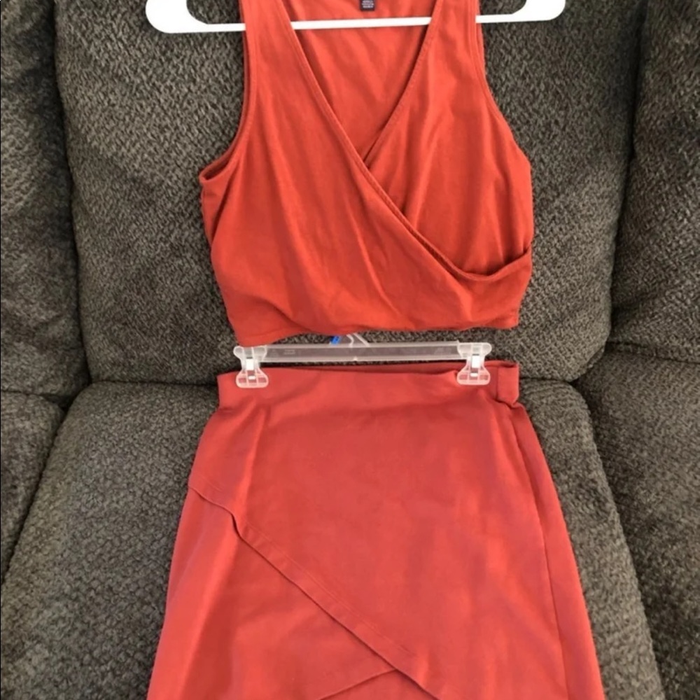 Rust color 2 piece set